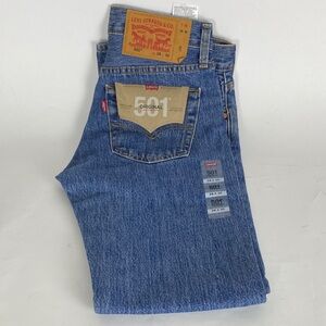 Levi's Men's Classic 501 button fly Straight Jeans Size 28 X 30